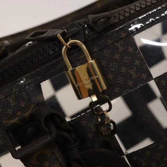 LOUIS VUITTON Monogram chess Keepall Bandouliere 50 Boston - Picture 8 of 16